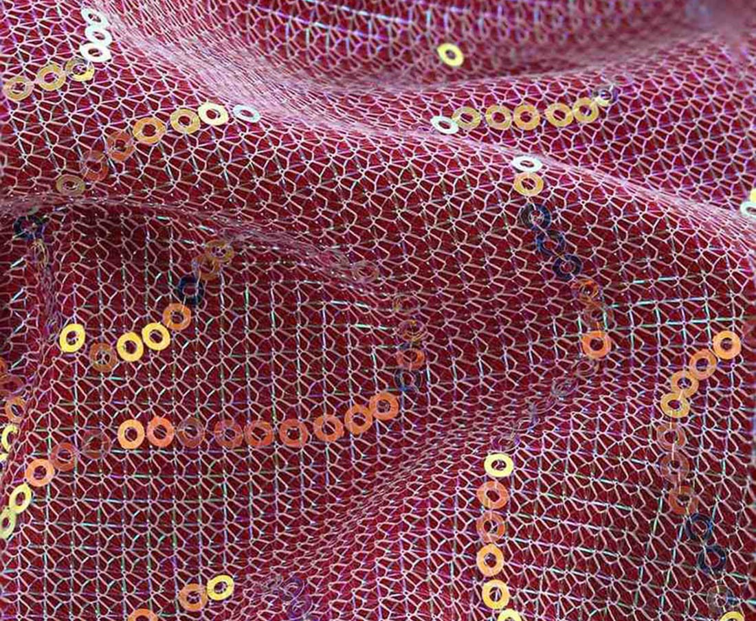 Red Glitter Printed Work Shagun Envelope