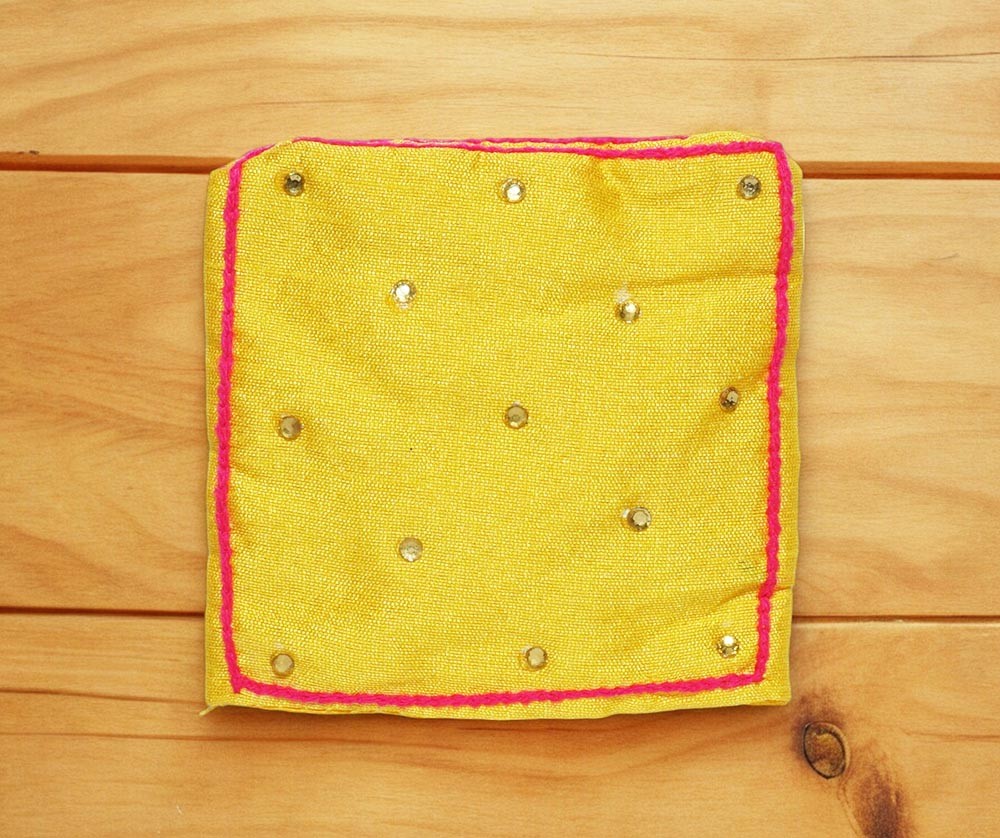 Red Glitter Printed Work Shagun Envelope
