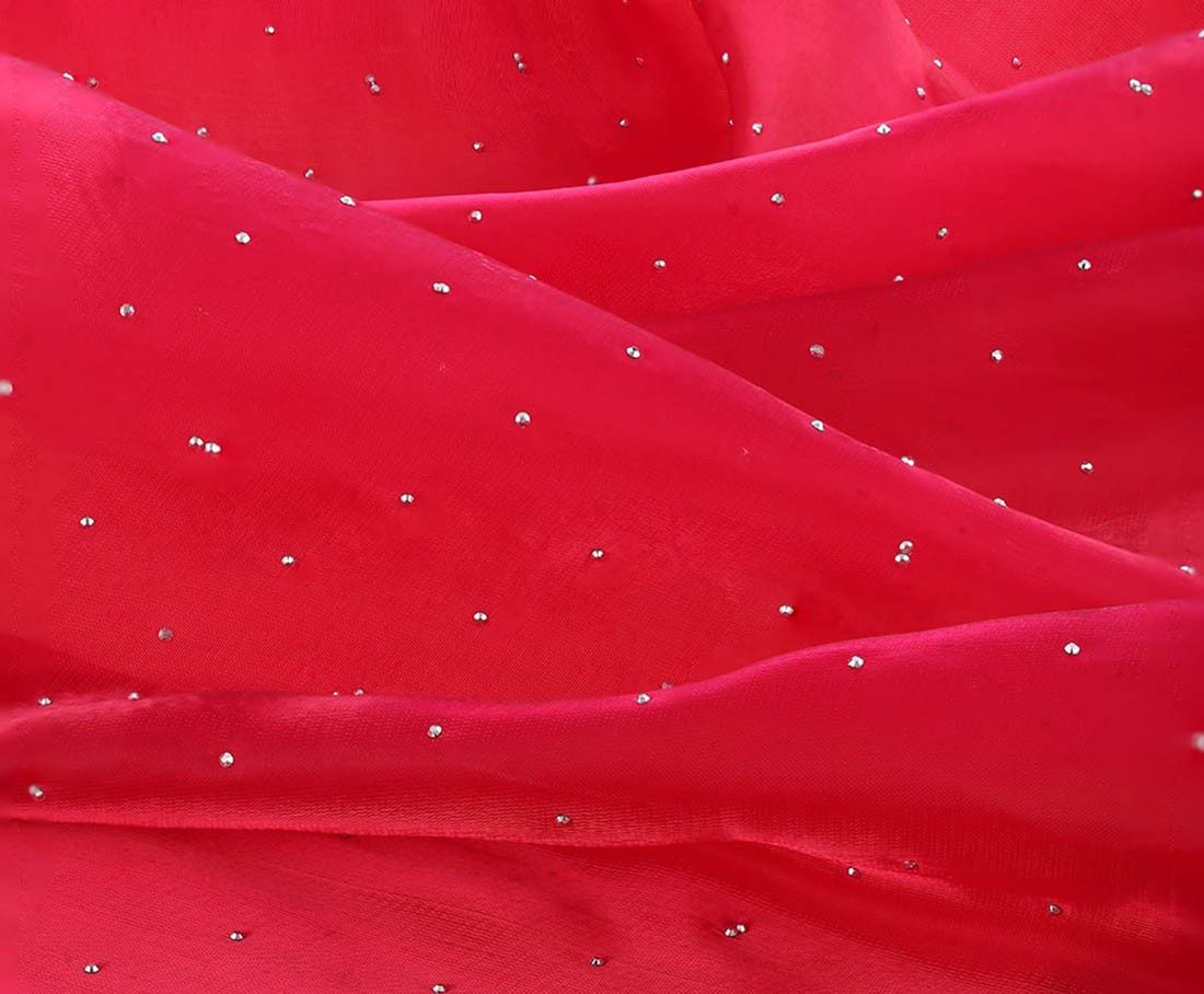 Red Glitter Printed Work Shagun Envelope