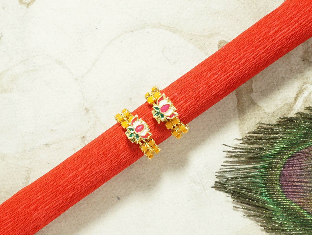 Red Glitter Printed Work Shagun Envelope