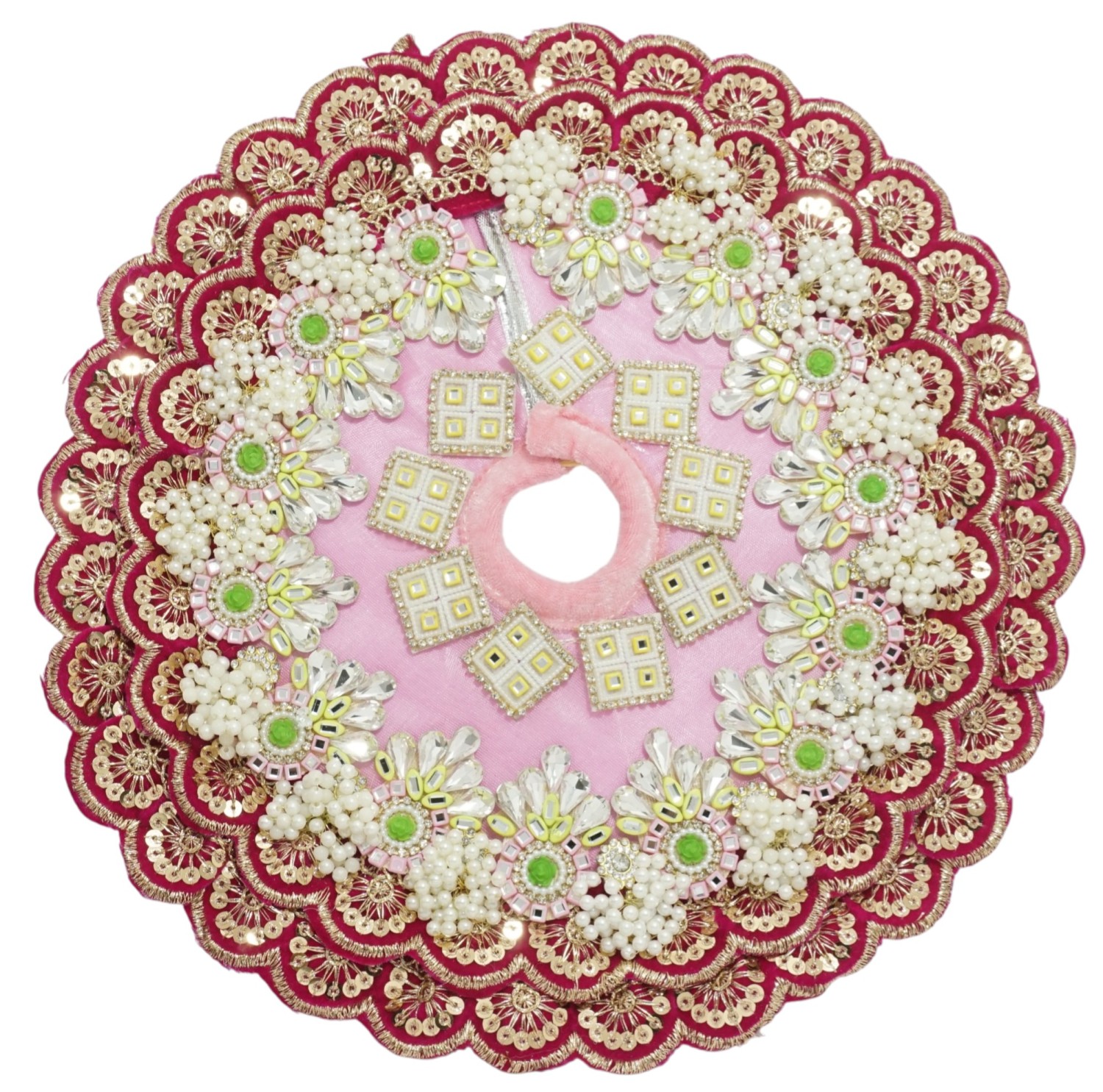 Red Glitter Printed Work Shagun Envelope